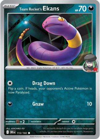 112/182 - Team Rocket's Ekans - Destined Rivals