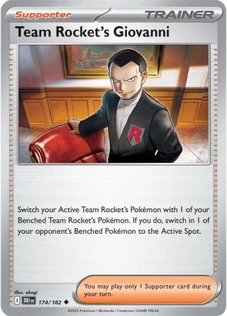 174/182 - Team Rocket's Giovanni - Destined Rivals