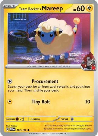072/182 - Team Rocket's Mareep - Destined Rivals