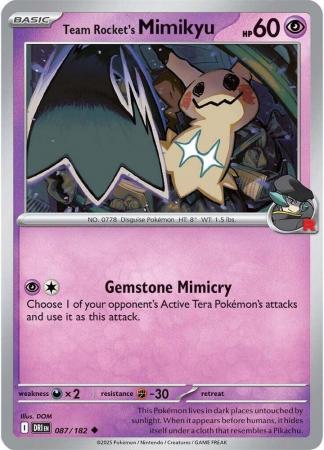 087/182 - Team Rocket's Mimikyu - Destined Rivals