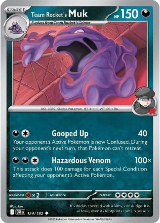 124/182 - Team Rocket's Muk - Destined Rivals