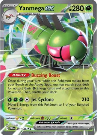 003/182 - Yanmega ex - Destined Rivals
