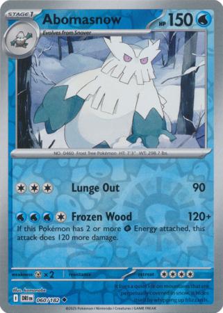060/182 - Abomasnow RH - Destined Rivals