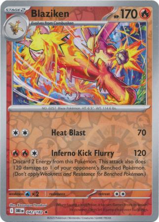 042/182 - Blaziken RH - Destined Rivals