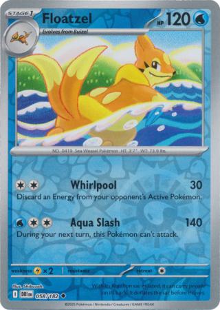 058/182 - Floatzel RH - Destined Rivals