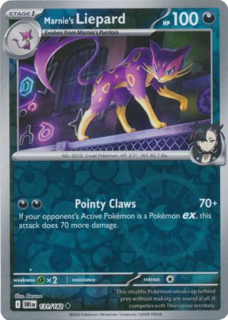 131/182 - Marnie's Liepard RH - Destined Rivals