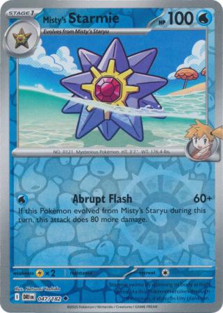 047/182 - Misty's Starmie RH - Destined Rivals