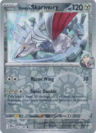 142/182 - Steven's Skarmory RH - Destined Rivals