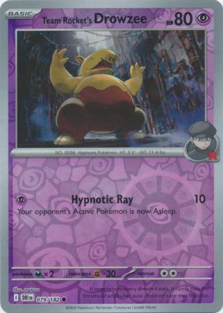 079/182 - Team Rocket's Drowzee RH - Destined Rivals