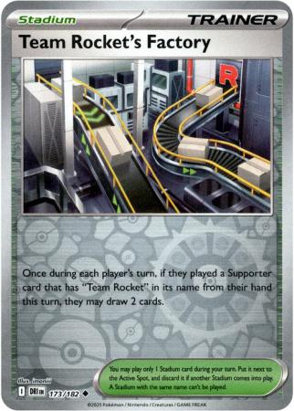 173/182 - Team Rocket's Factory RH - Destined Rivals