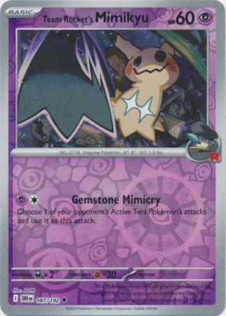 087/182 - Team Rocket's Mimikyu RH - Destined Rivals