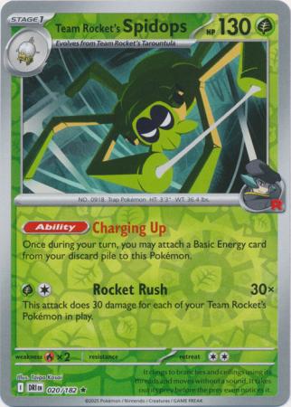020/182 - Team Rocket's Spidops RH - Destined Rivals