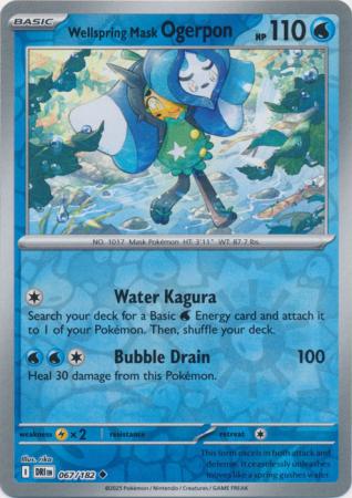 067/182 - Wellspring Mask Ogerpon RH - Destined Rivals