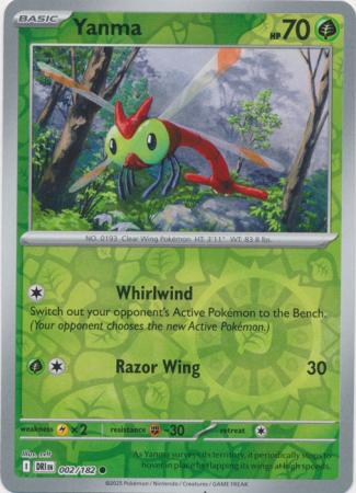 002/182 - Yanma RH - Destined Rivals