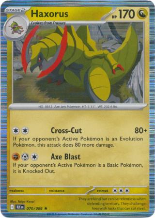 070/086 - Haxorus - Black Bolt
