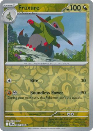069/086 - Fraxure RH - Black Bolt