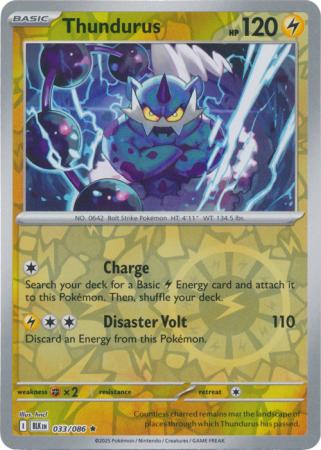 033/086 - Thundurus RH - Black Bolt