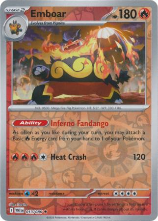 013/086 - Emboar RH - White Flare