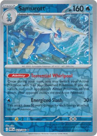 023/086 - Samurott RH - White Flare