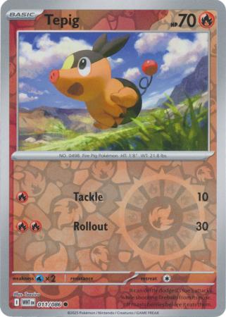 011/086 - Tepig RH - White Flare