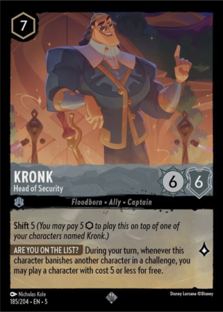 185/204 - Kronk – Head of Security - Holo - Shimmering Skies