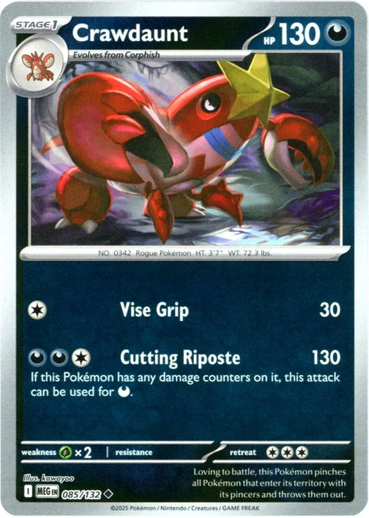085/132 - Crawdaunt RH - Mega Evolution