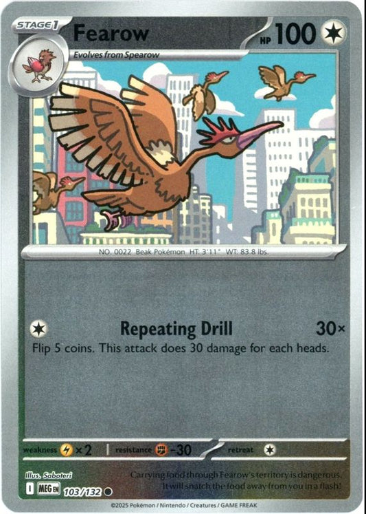 103/132 - Fearow RH - Mega Evolution