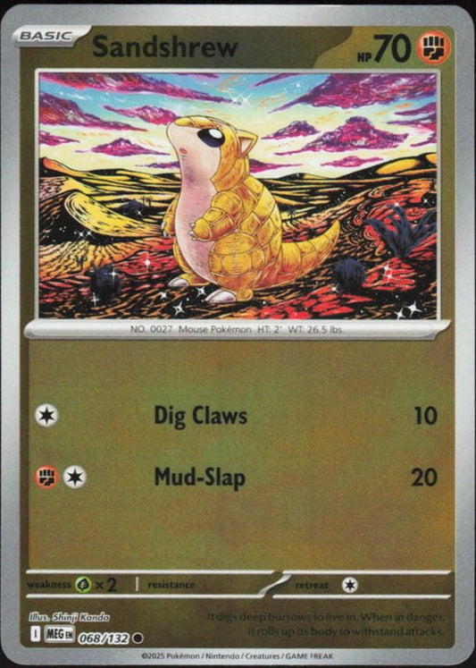 068/132 - Sandshrew RH - Mega Evolution