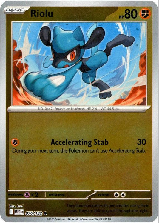 076/132 - Riolu RH - Mega Evolution