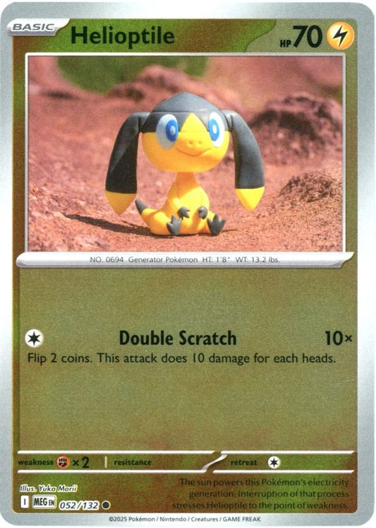 052/132 - Helioptile RH - Mega Evolution