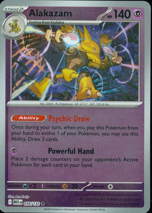 056/132 - Alakazam RH - Mega Evolution