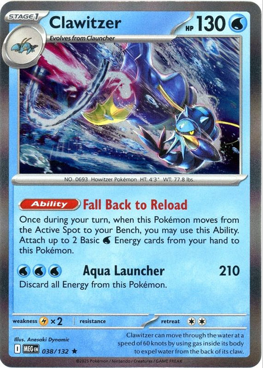 038/132 - Clawitizer - Mega Evolution