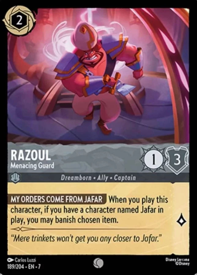 189/204 - Razoul - Menacing Guard - Archazia's Island