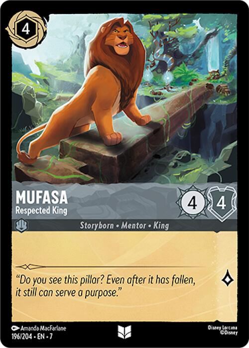 196/204 - Mufasa - Respected King - Archazia's Island