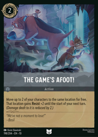 198/204 - The Game’s Afoot! - Cold Foil - Whisper in the Wind