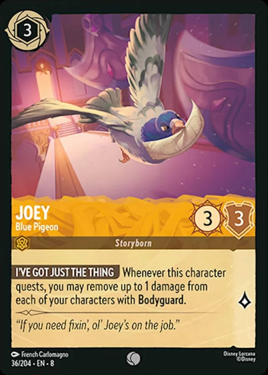 036/204 - Joey - Blue Pigeon - Reign of Jafar