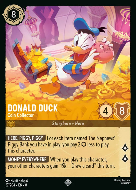 037/204 - Donald Duck - Coin Collector - Reign of Jafar