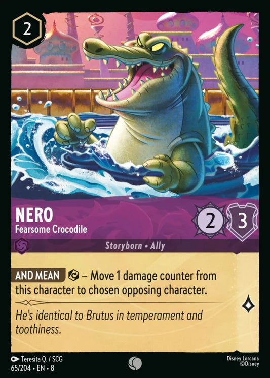 065/204 - Nero - Fearsome Crocodile - Reign of Jafar
