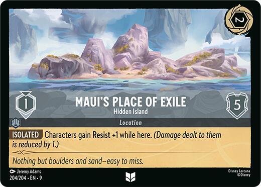 204/204 - Maui's Place of Exile - Hidden Island - Fabled