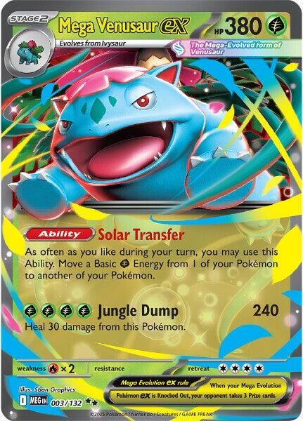 003/132 - Mega Venusaur ex - Mega Evolution
