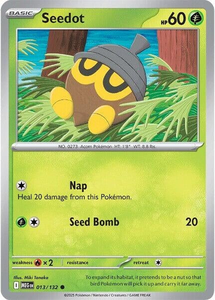 013/132 - Seedot - Mega Evolution
