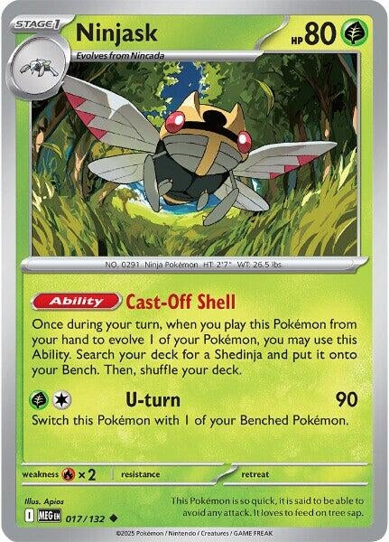 017/132 - Ninjask - Mega Evolution