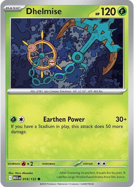 018/132 - Dhelmise - Mega Evolution