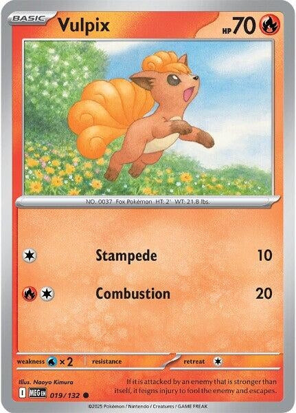 019/132 - Vulpix - Mega Evolution
