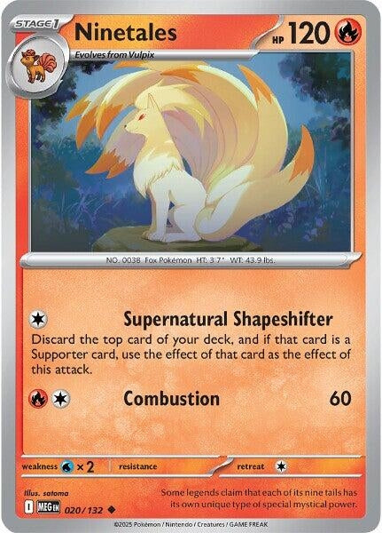 020/132 - Ninetales - Mega Evolution