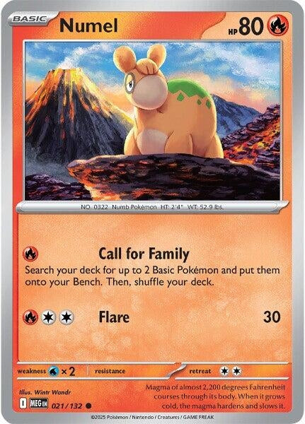 021/132 - Numel - Mega Evolution