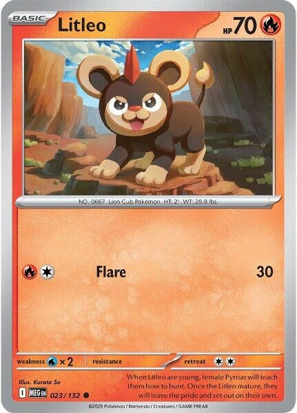 023/132 - Litleo - Mega Evolution