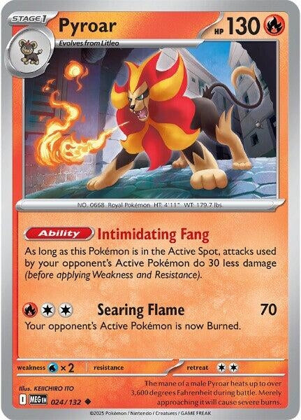 024/132 - Pyroar - Mega Evolution