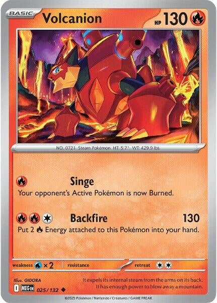 025/132 - Volcanion - Mega Evolution