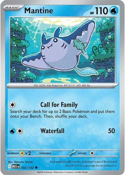 032/132 - Mantine - Mega Evolution